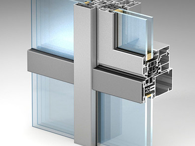 Интегрированное окно с видимым креплением стеклопакета